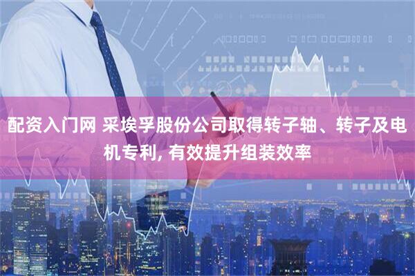 配资入门网 采埃孚股份公司取得转子轴、转子及电机专利, 有效提升组装效率